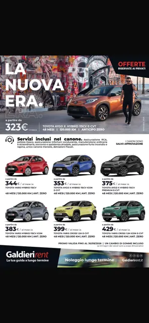 OFFERTE AUTO NOLEGGIO a noleggio